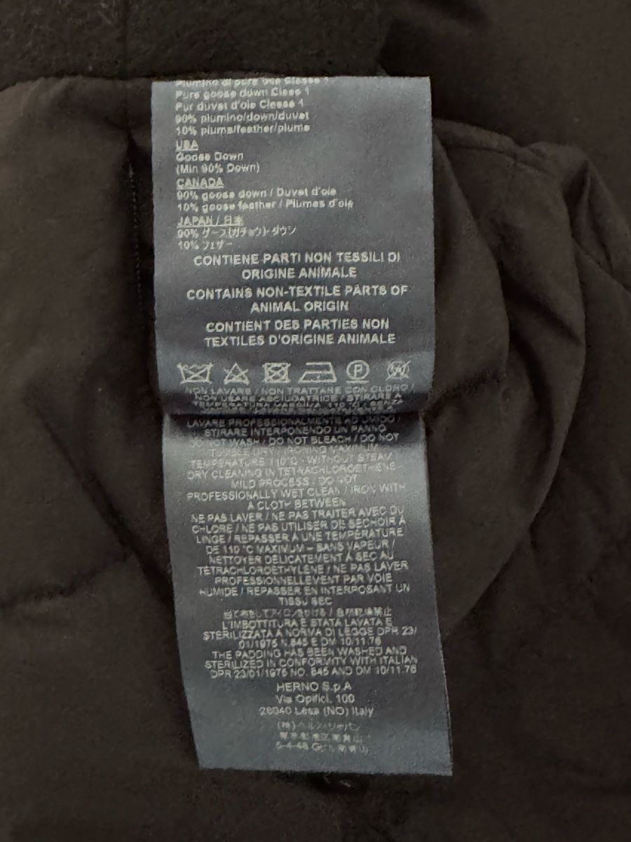 Herno Vestes: Herno doudoune noir bi matière – D'occasion à Apples par JCB2009 3