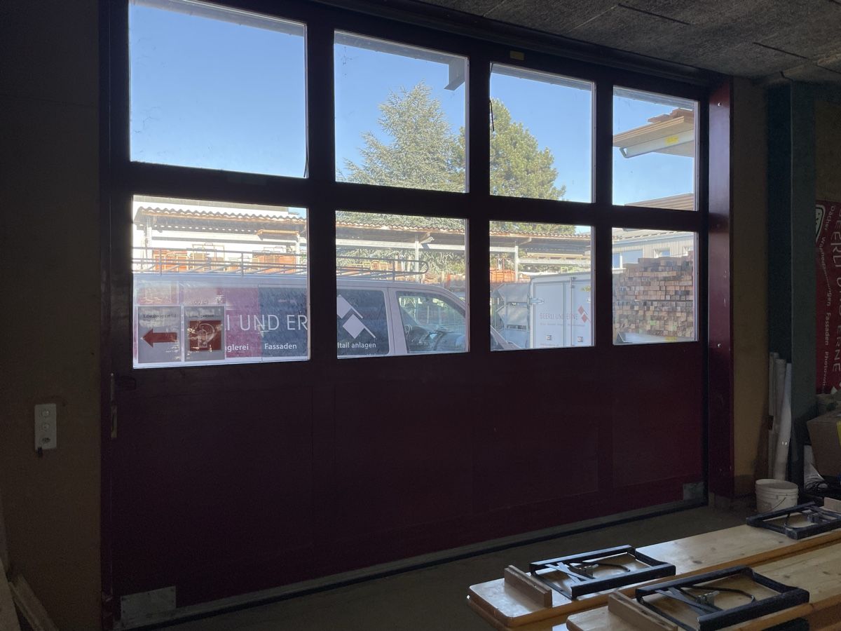 Porte: Schiebetor Holz mit Glas – Usato da Frauenfeld venduto da Dachmarder77 1