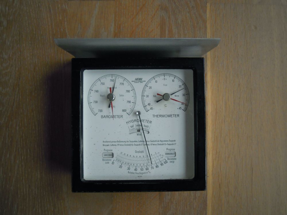 AussenWetterstation Barometer Thermometer Hygrometer Kaufen auf Ricardo