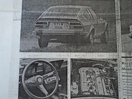 Prospekt Testbericht Alfa Romeo Alfetta GTV 1976 AR 40/76