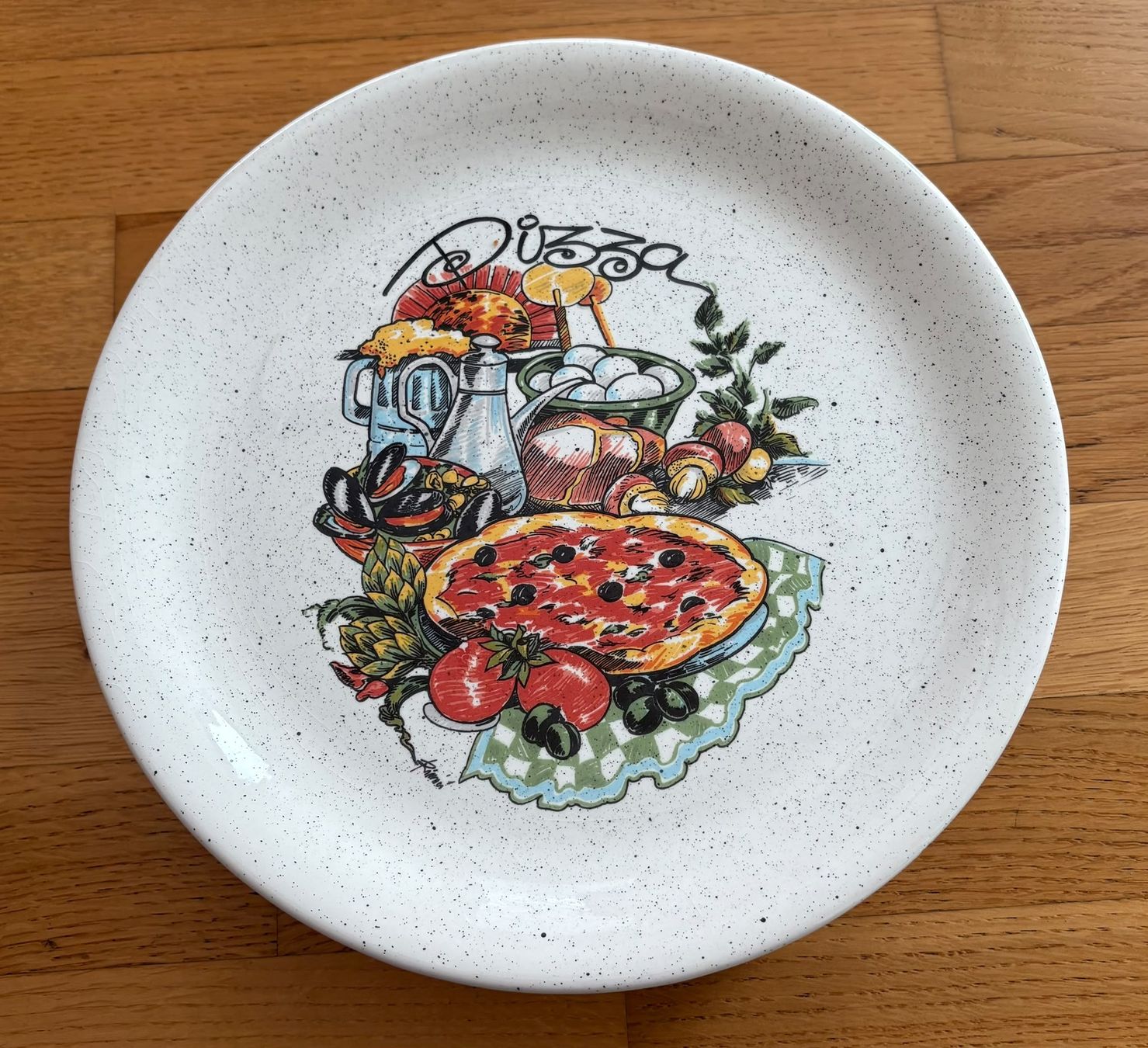 Piatti: Pizzateller Pizza Motiv 5er Set – Usato da Kradolf venduto da lad_f8ny 1