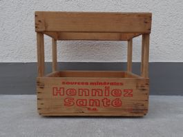 Holzkiste Kiste Getränkekiste Harass HENNIEZ SANTÉ 1969