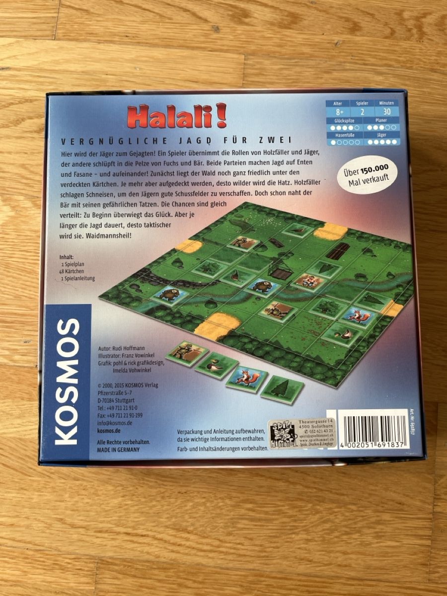 Kosmos Giochi: Halali - Spiel für Zwei – Nuovo (secondo la descrizione) da Flumenthal venduto da Regenbogen48 3