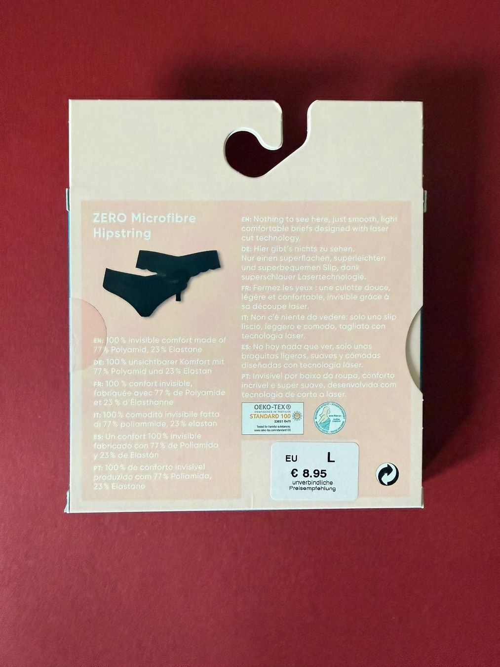 Sloggi Altra biancheria intima: SLOGGI, Hipstring ZERO Microfibre, Gr. L, 1 Stück in Creme – Nuovo e nell'imballaggio originale da Rudolfstetten venduto da gst_g7xl 2