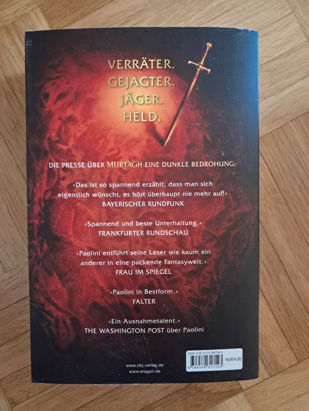 Bücher: Christopher Paolini - Murtagh - Eine dunkle Bedrohung – Gebraucht aus Obfelden von Eva_32 1