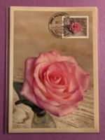 Maximumkarte Rose 2015 Stempel Münster