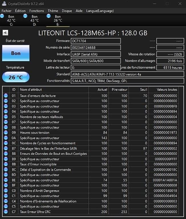 Dischi rigidi: Disque dur HDD 500gb – Usato da Villaz-St-Pierre venduto da Rubytys 2
