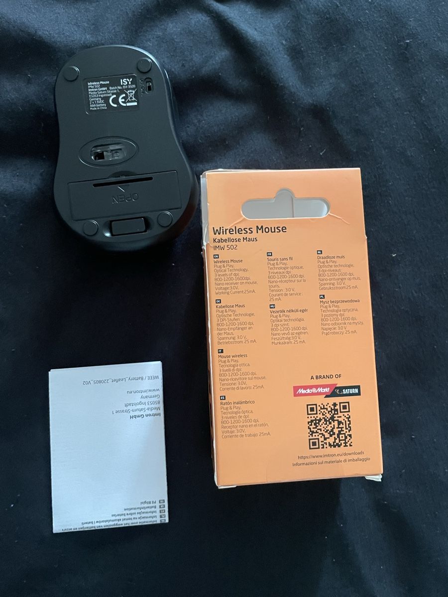 Maus: ISY Wireless Mouse IMW 502 – Neu (gemäss Beschreibung) aus Zürich von estela22 4