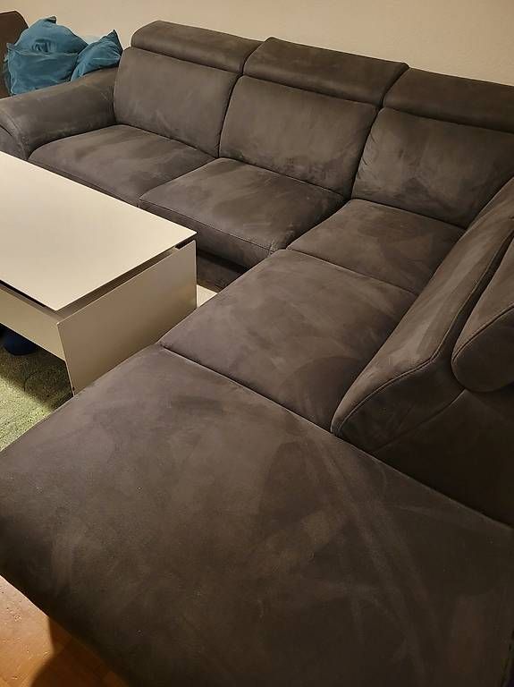 Conforama Divani: L Couch Sofa Polstermöbel grau – Usato da Adliswil venduto da teuflchn 1