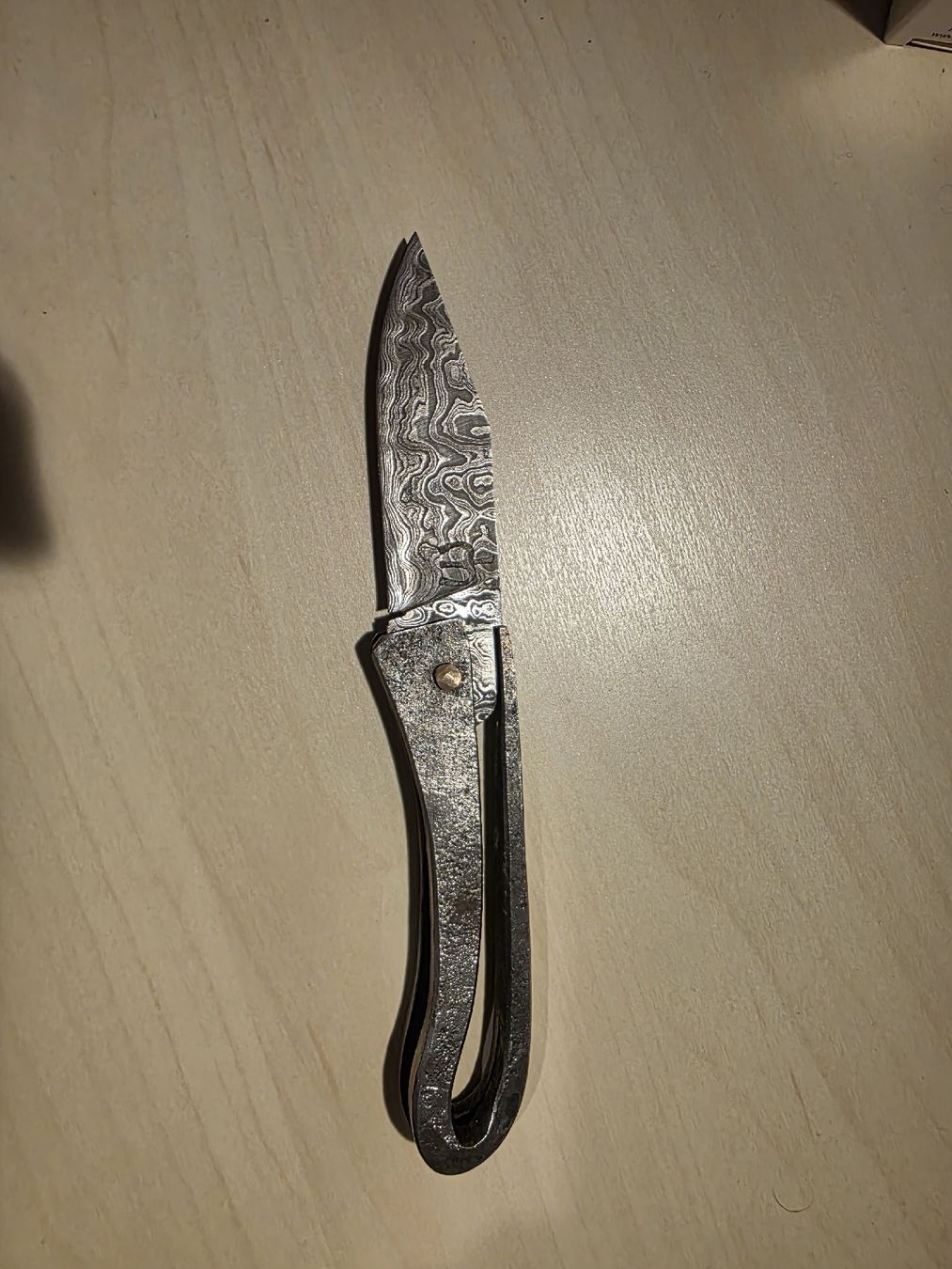 Coltelli tascabile: Damast Klappmesser – Nuovo (secondo la descrizione) da Flims Dorf venduto da bru_l9bk