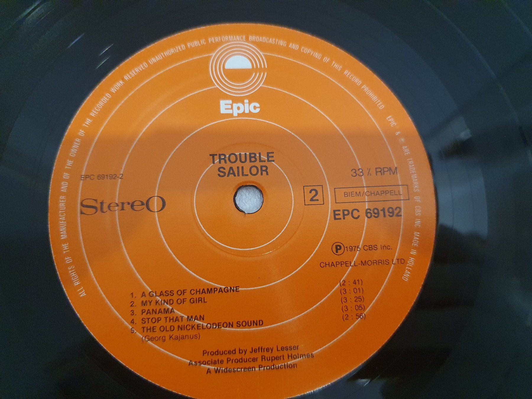 Dischi in vinile: Sailor – Trouble – Usato da Uster venduto da Vinyl-Leidenschaft 5