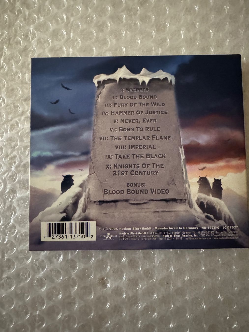 CD: HammerFall - Chapter V & CD Single Auskopplung - Blood Bound – Nuovo e nell'imballaggio originale da Duggingen venduto da Kisha010 4