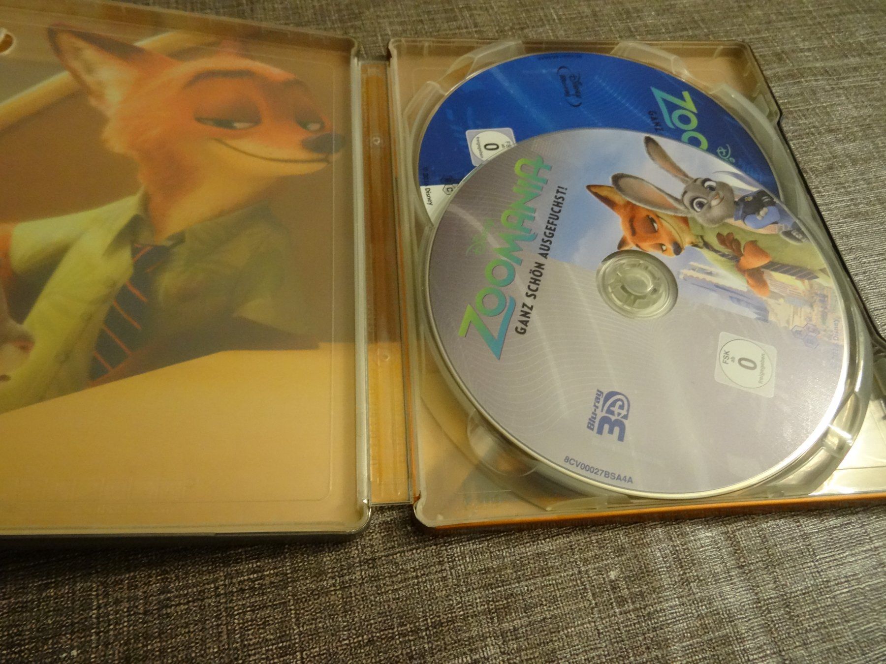 Tous les DVDs: Zoomania Blu-ray 3D + 2D Steelbook – D'occasion à Olten par Disc-Verkauf 1