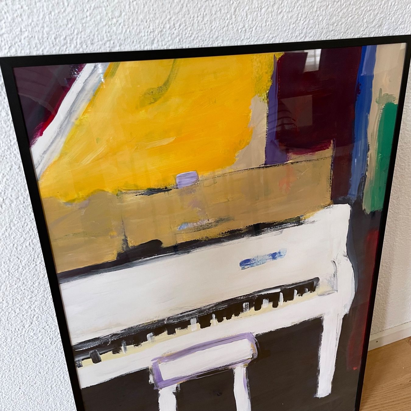 Foto & Immagini: White Piano Moderne Kunst Acryl Klavier Expressionismus Bild – Nuovo (secondo la descrizione) da St. Niklausen LU venduto da Stefan_Bammert_Art 2