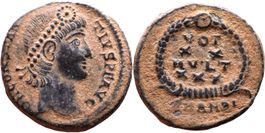 CONSTANTIUS II bronze follis (337-361 AD)