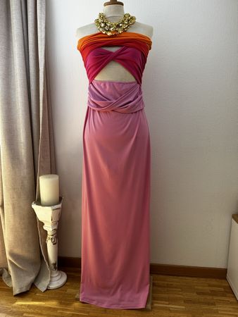 Robe longue NA-KD multicolore taille S occasion
