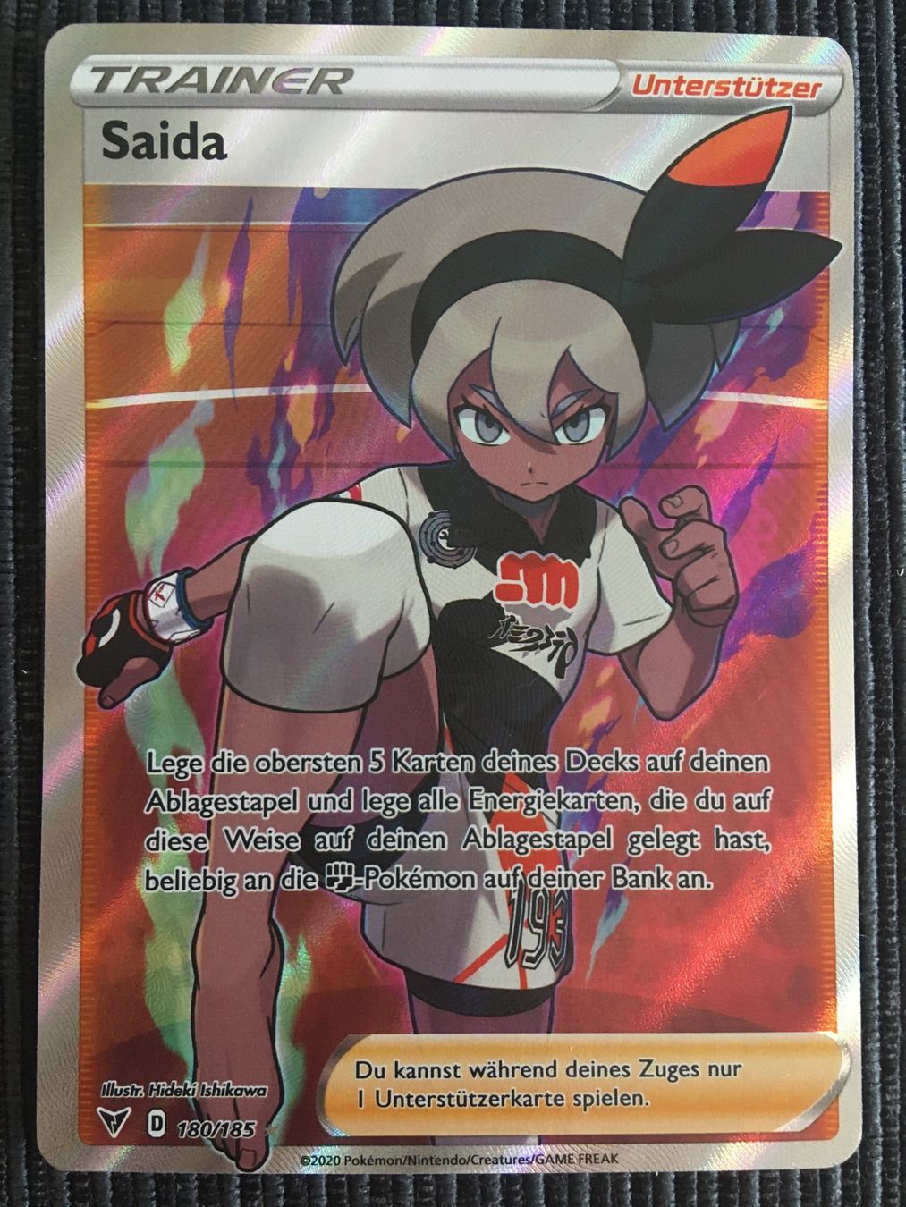Pokémon Carte collezionabili: Pokemon Saida Fullart Farbenschock Deutsch – Nuovo (secondo la descrizione) da Wabern venduto da Collectfun