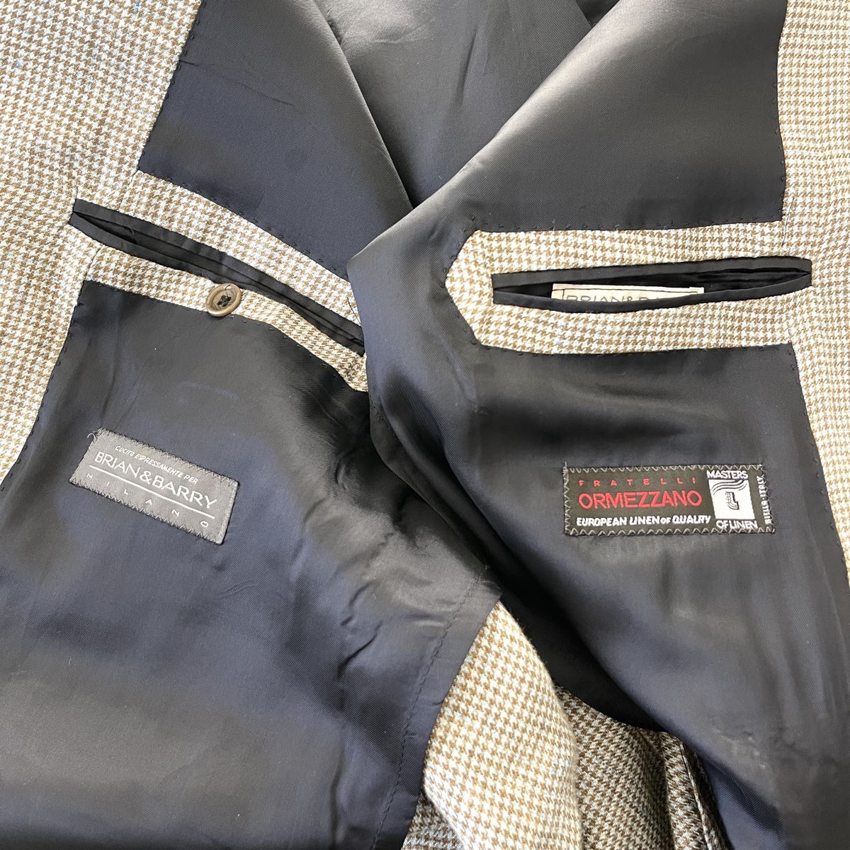 Giacche: BRIAN & BARRY by Fratelli Ormezzano Linen Jacket – Nuovo (secondo la descrizione) da Emmen venduto da Avviivva_Com2023 6