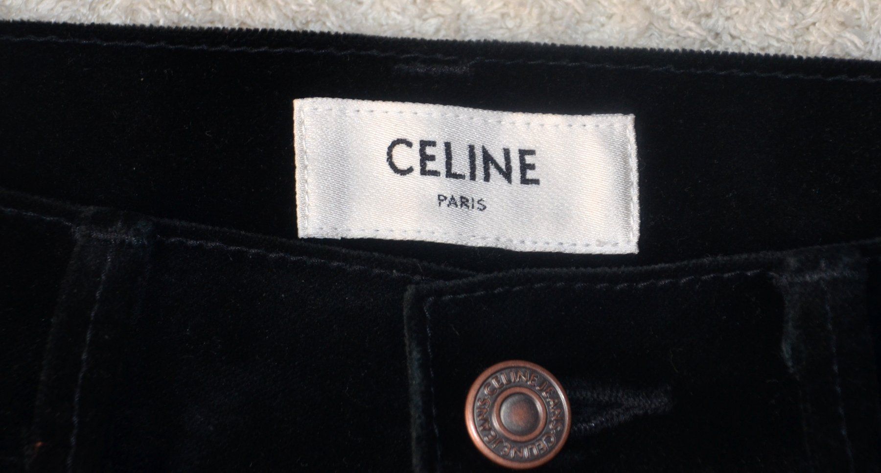 Celine Hosen: Céline Samthose / Pantalon en velours 26 / S – Gebraucht aus Collonges von Auganien 7