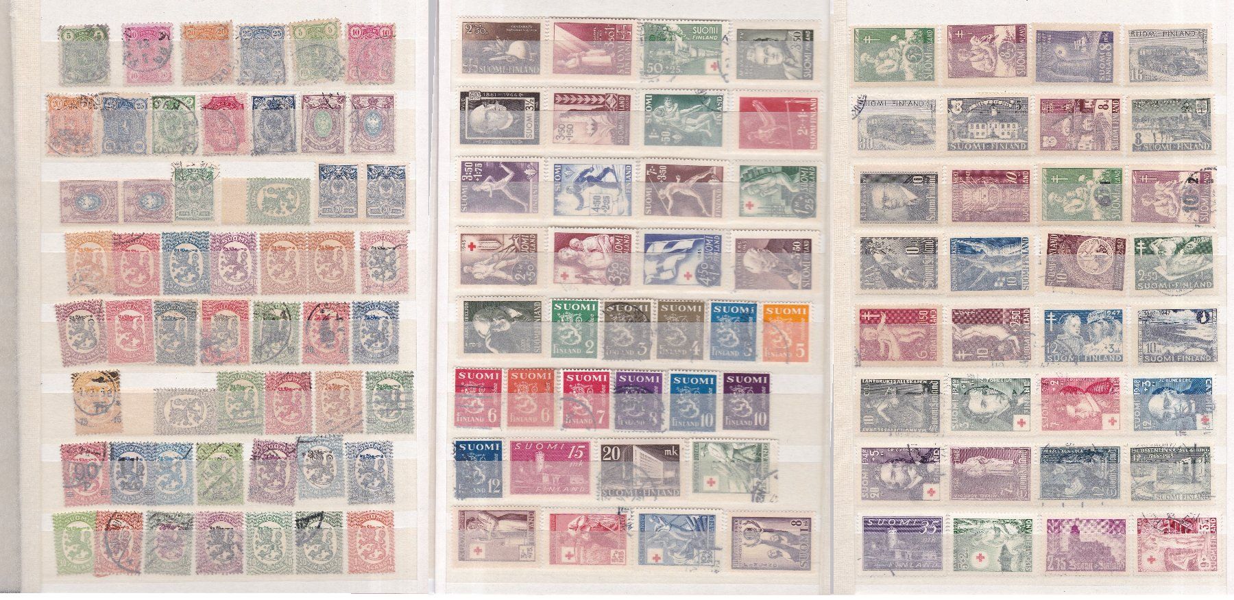 Tutti i francobolli: Briefmarkensammlung "Finnland" – Usato da Münchwilen AG venduto da Nesar