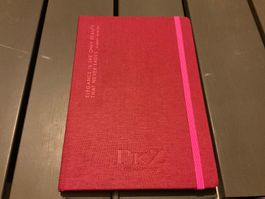 Notizbuch rot mit Gummiband PKZ