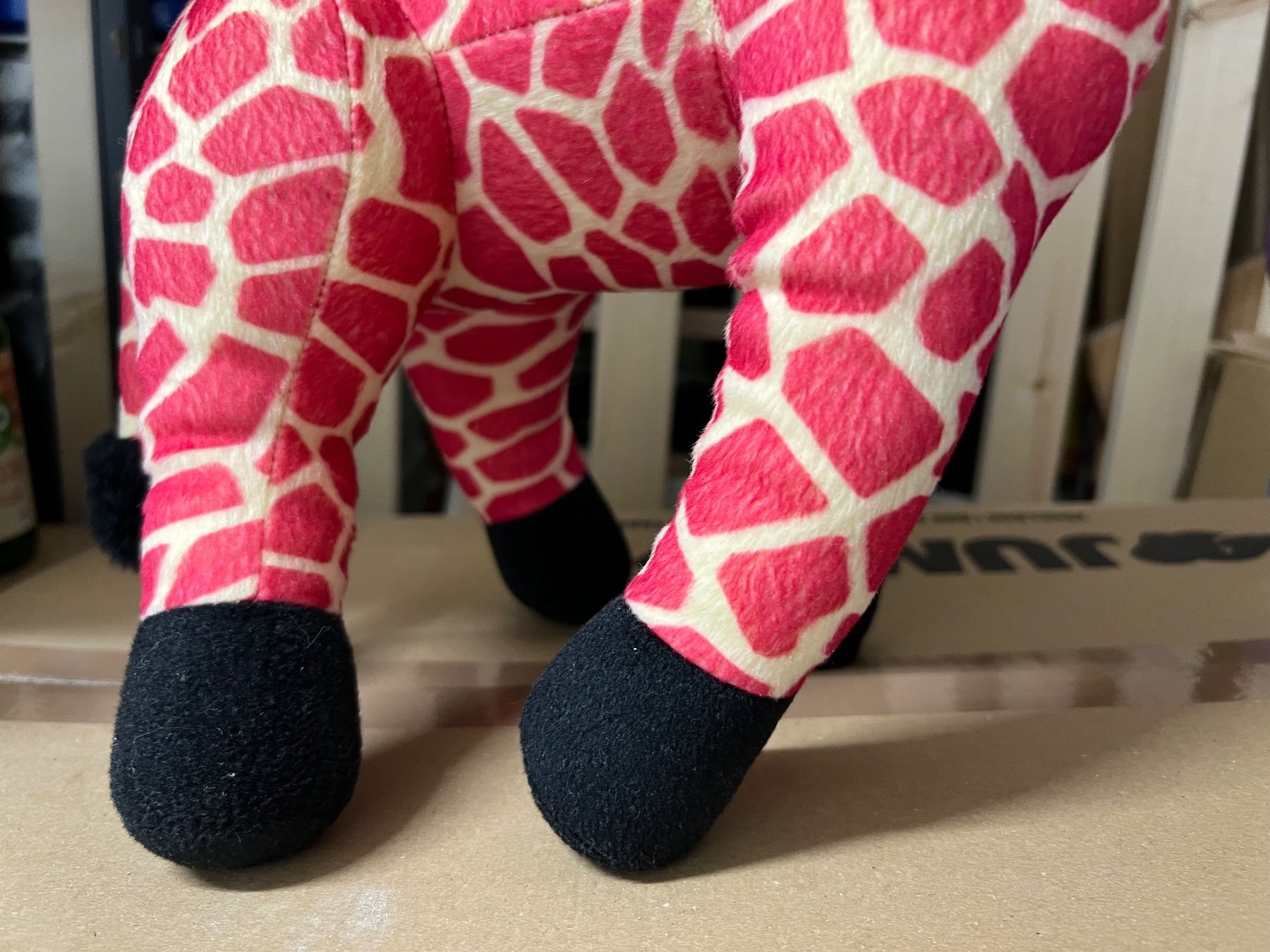 Giocattoli: Rosa Giraffe Plüschtier – Usato da Niederweningen venduto da zw4_s78j 2