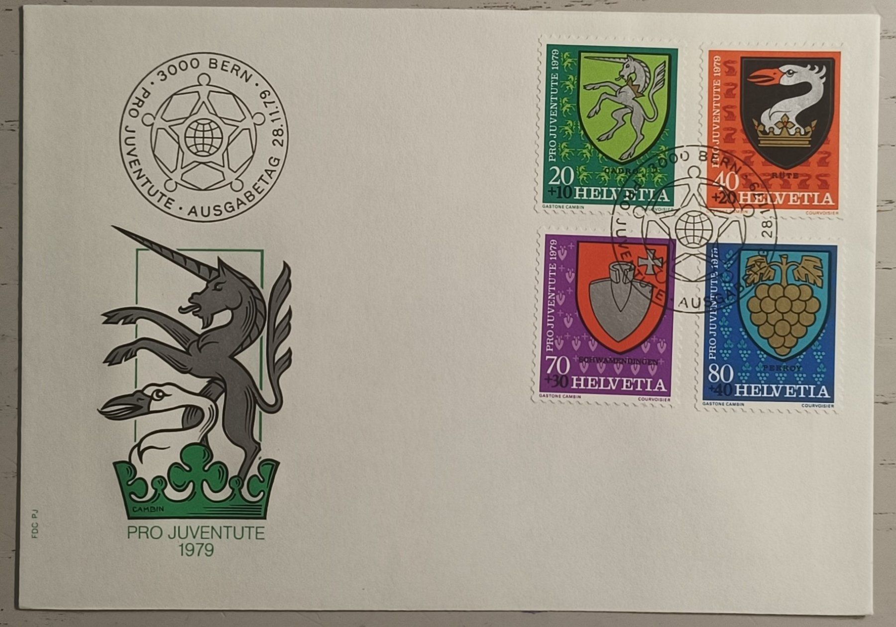 Tutti i francobolli: 1979 FDC Pro Juventute – Usato da Dübendorf venduto da goeggi79