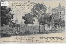 Lausanne - Vue depuis Montbenon