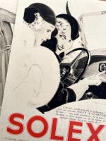 Solex Vergaser - 3 Alte Werbungen / Anciennes réclames 1932