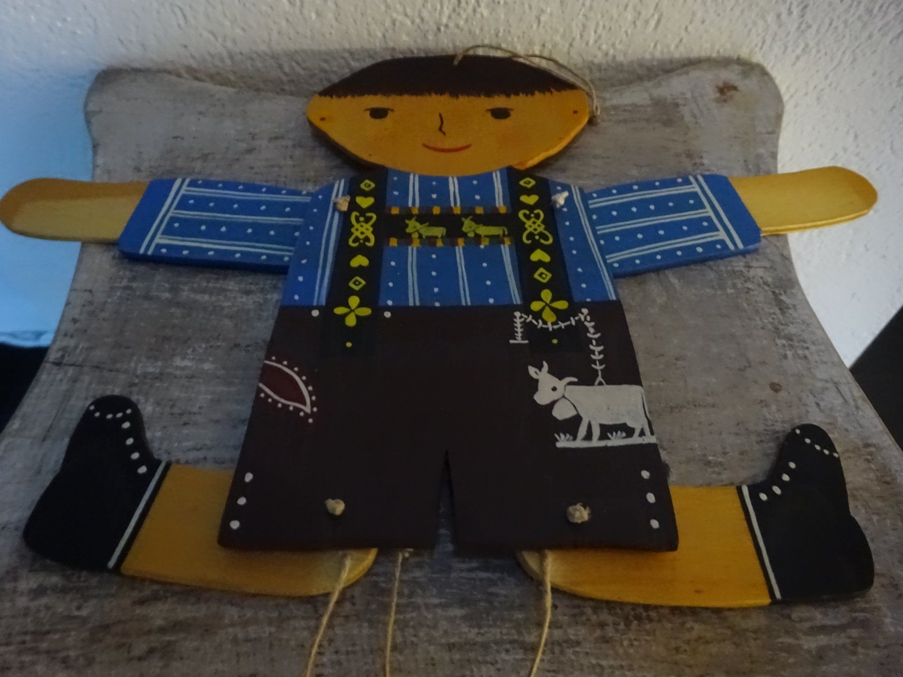 Gemälde: Appenzeller Malerei / Hampelmann – Gebraucht aus Oetwil am See von Senegal 5