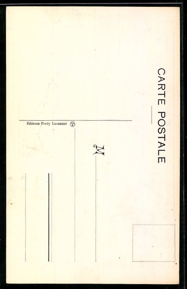 Cartoline postali: sign. Sam: Schweiz, Affaire Lallemand, S – Usato da Berlin venduto da bartko-reher 1