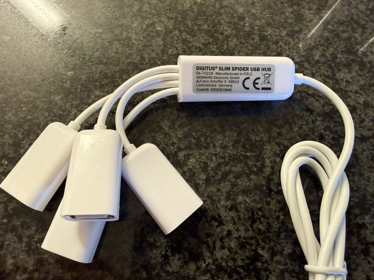 Hub & Switch: DIGITUS USB-Hub 4-fach, weiss – Nuovo (secondo la descrizione) da zürich venduto da greenmodul 2