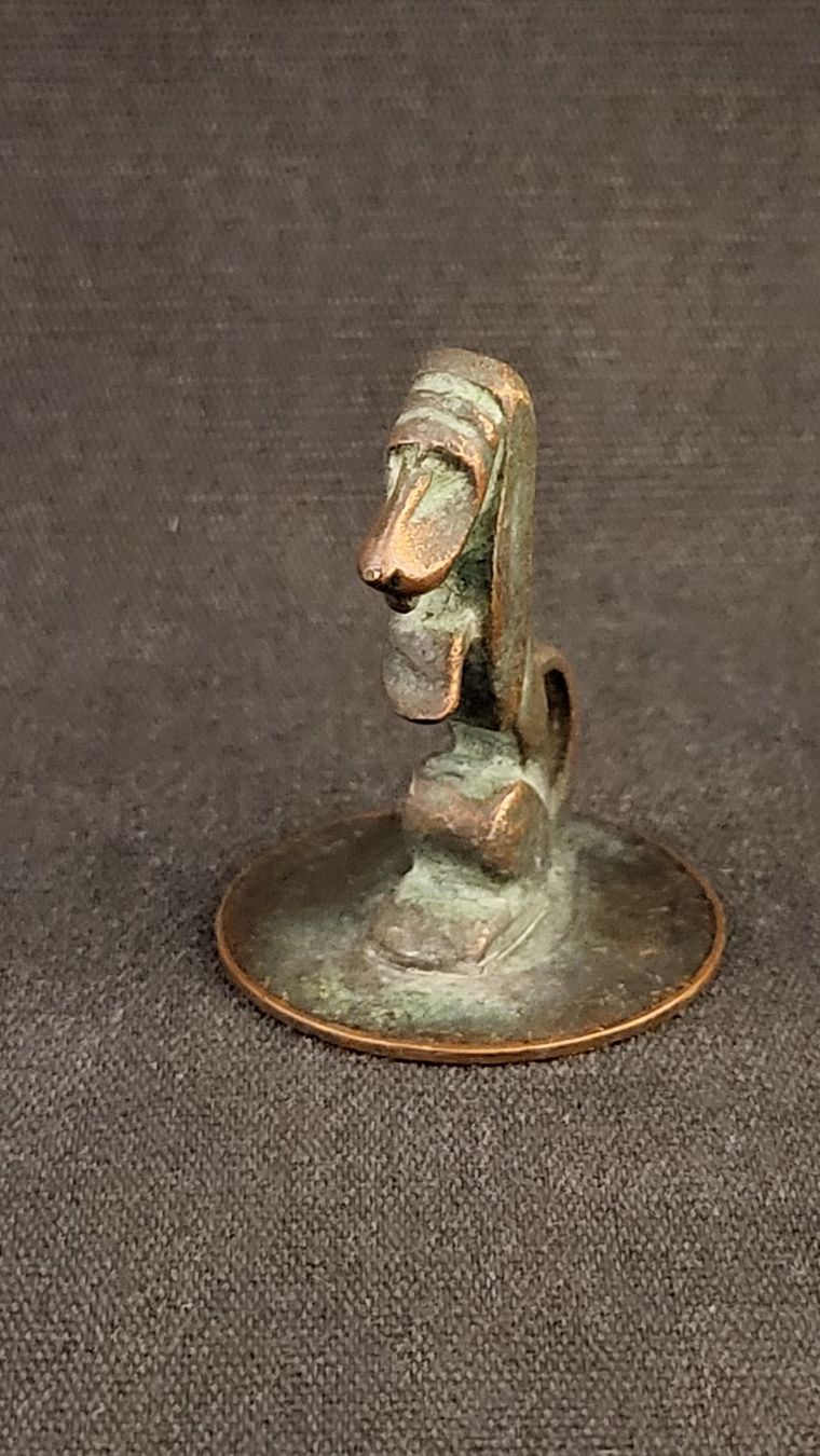 Statuette: Kleiner Bronze-Dackel BREVETTO – Usato da Basel venduto da spinne02 1