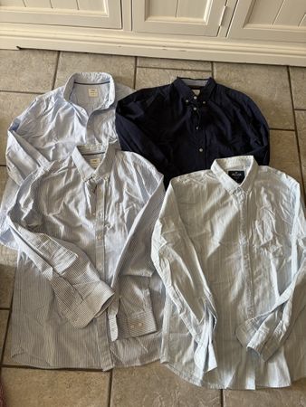 4 Hemden Herren  Marken gemischt Grösse L