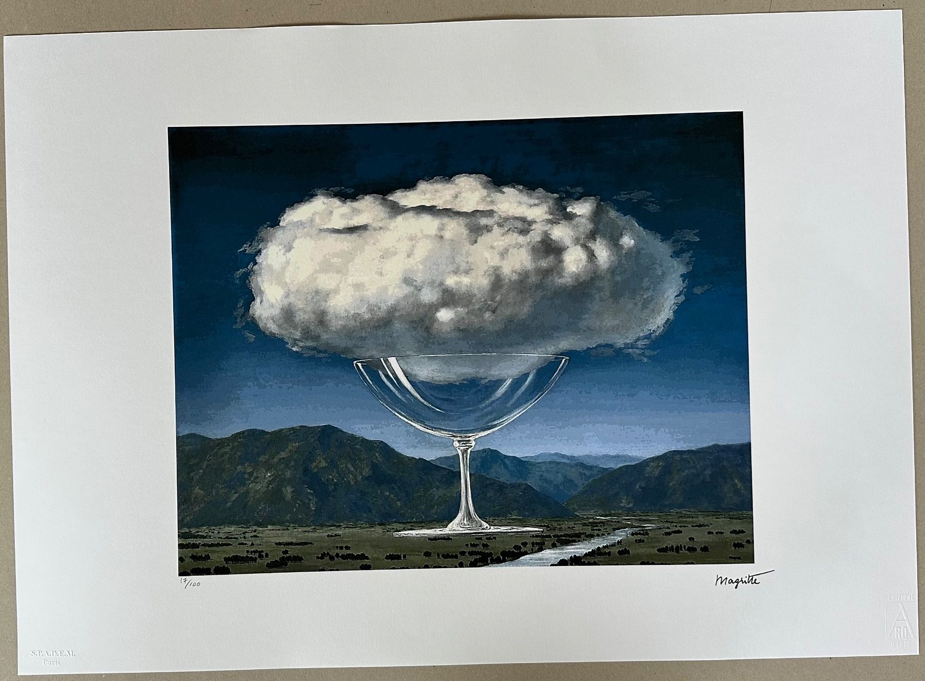 Dipinti: Magritte: La corde sensible 17/100 – Nuovo (secondo la descrizione) da Meilen venduto da Smgdesign