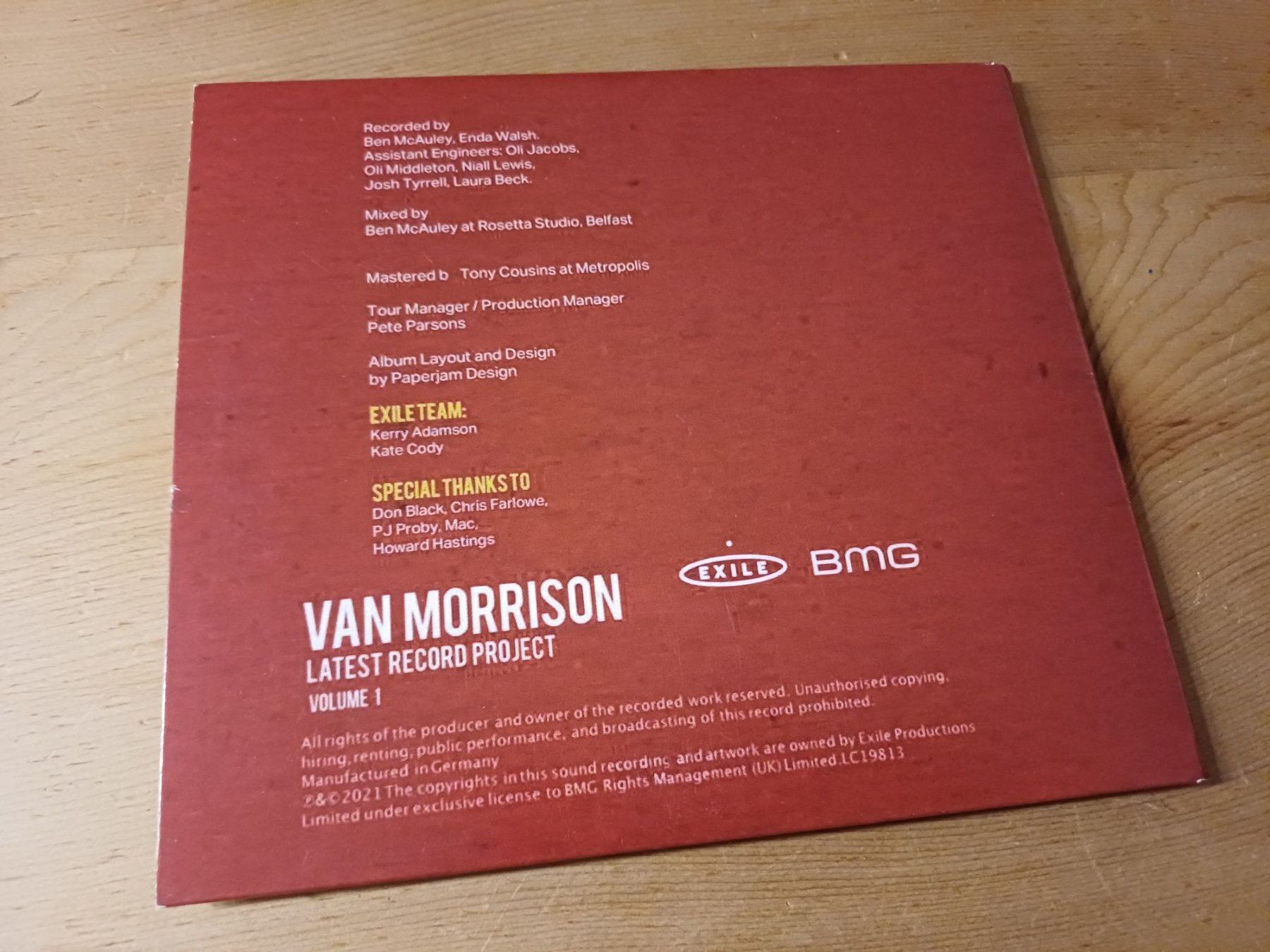 CD: Van Morrison: Latest Record Project Volume 1 (2 CDs) – Nuovo (secondo la descrizione) da Jona venduto da Rreto71 2