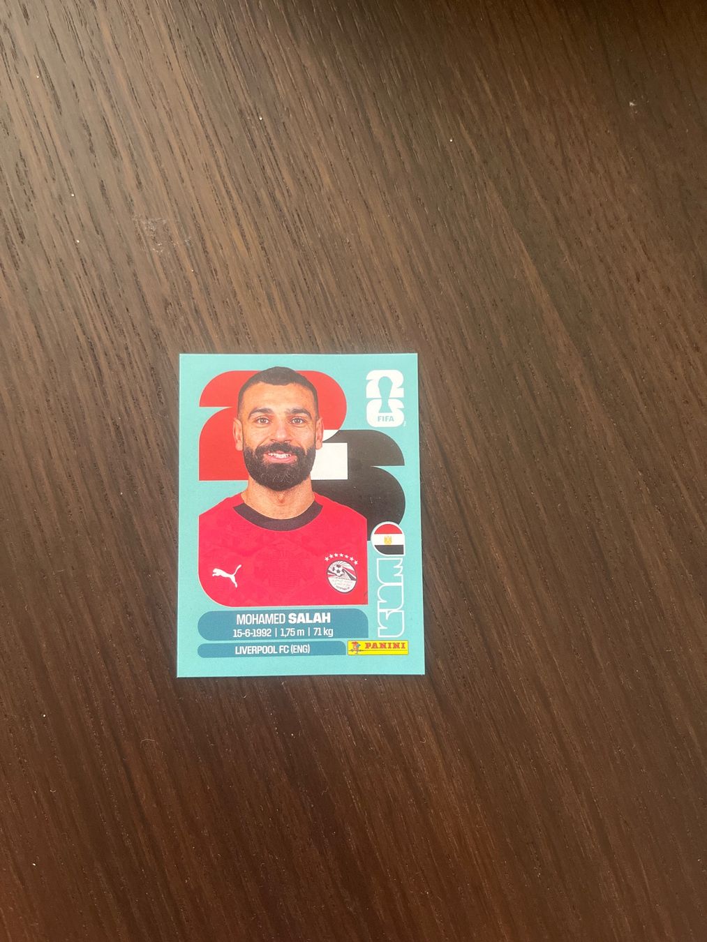 Panini Carte collezionabili: Mohamed Salah Panini 2026 – Usato da Bertschikon Gossau venduto da Fabienne8008