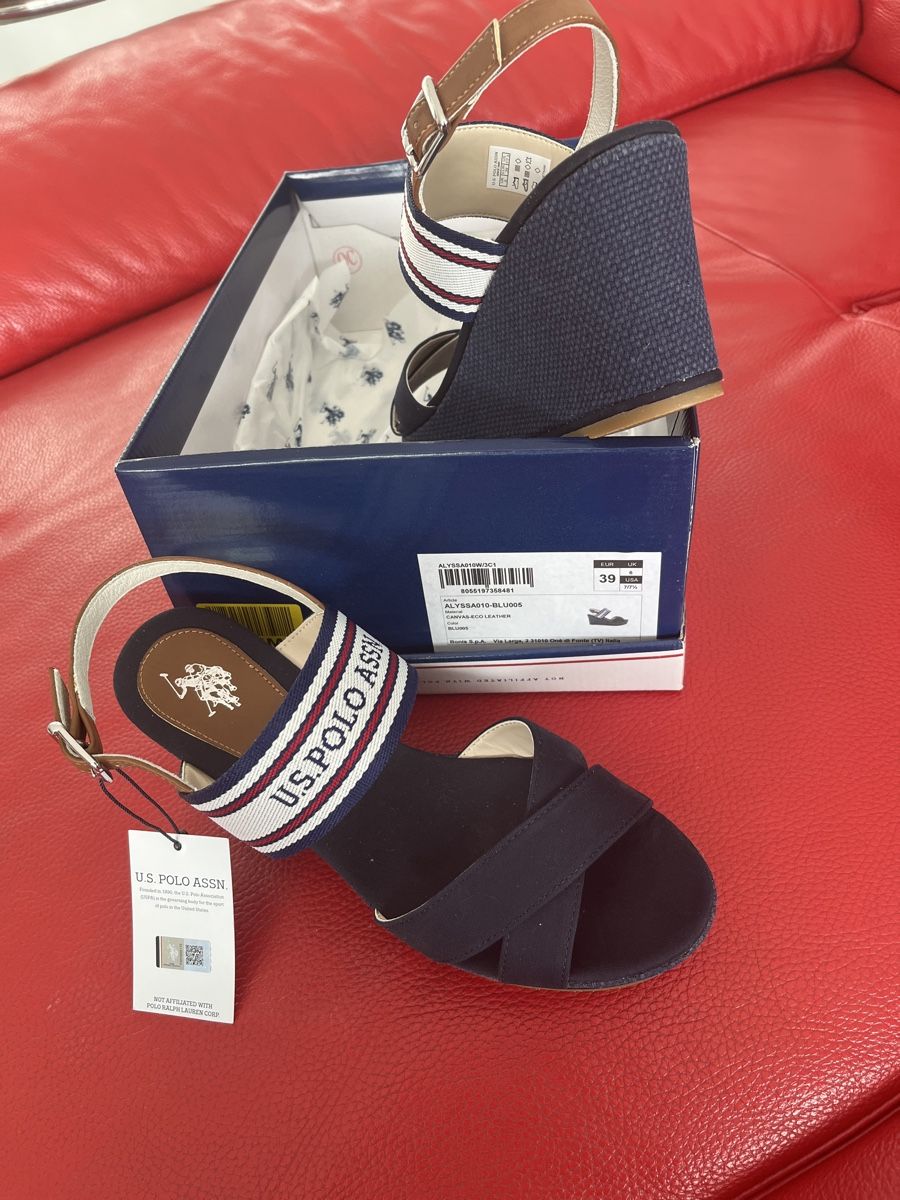 US Polo Scarpe da donna: Sandales compensées U.S.Polo Assn. - Taille 39 neuve – Nuovo (secondo la descrizione) da St-Sulpice VD venduto da Twin5