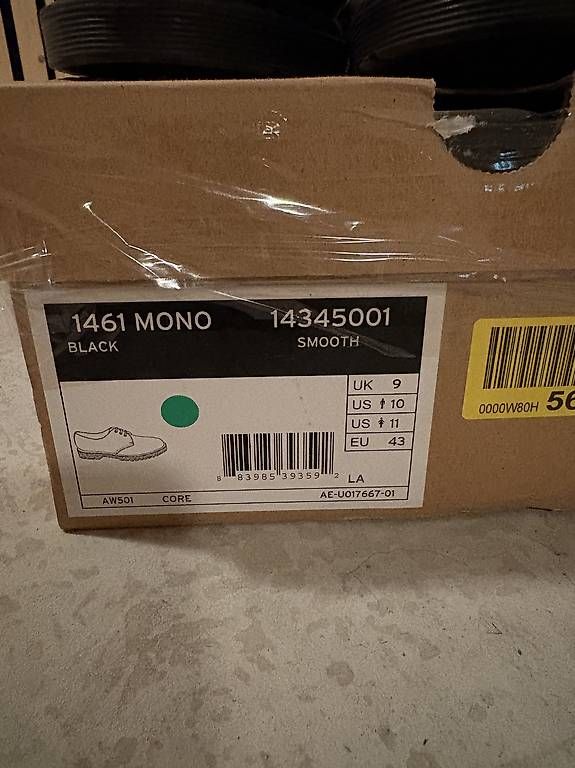 Dr. Martens Scarpe da uomo: Dr. Martens 1461 Mono – Usato da St. Pantaleon venduto da g-mountain 4