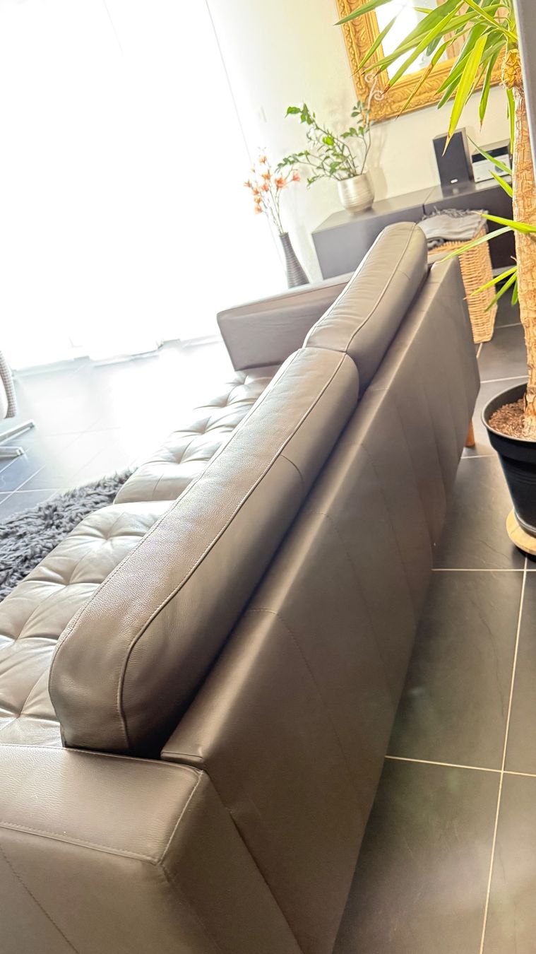 Divani: 3er Leder Sofa Ikea Landskrona – Usato da Sirnach venduto da sirni 9