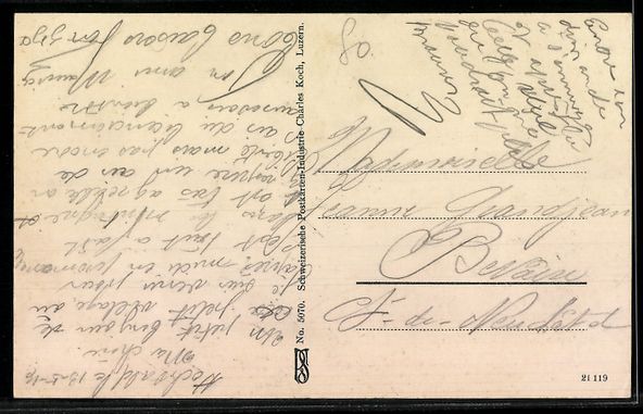 Cartoline postali: AK Hochwald, Ortsansicht mit Post – Usato da Berlin venduto da bartko-reher 1