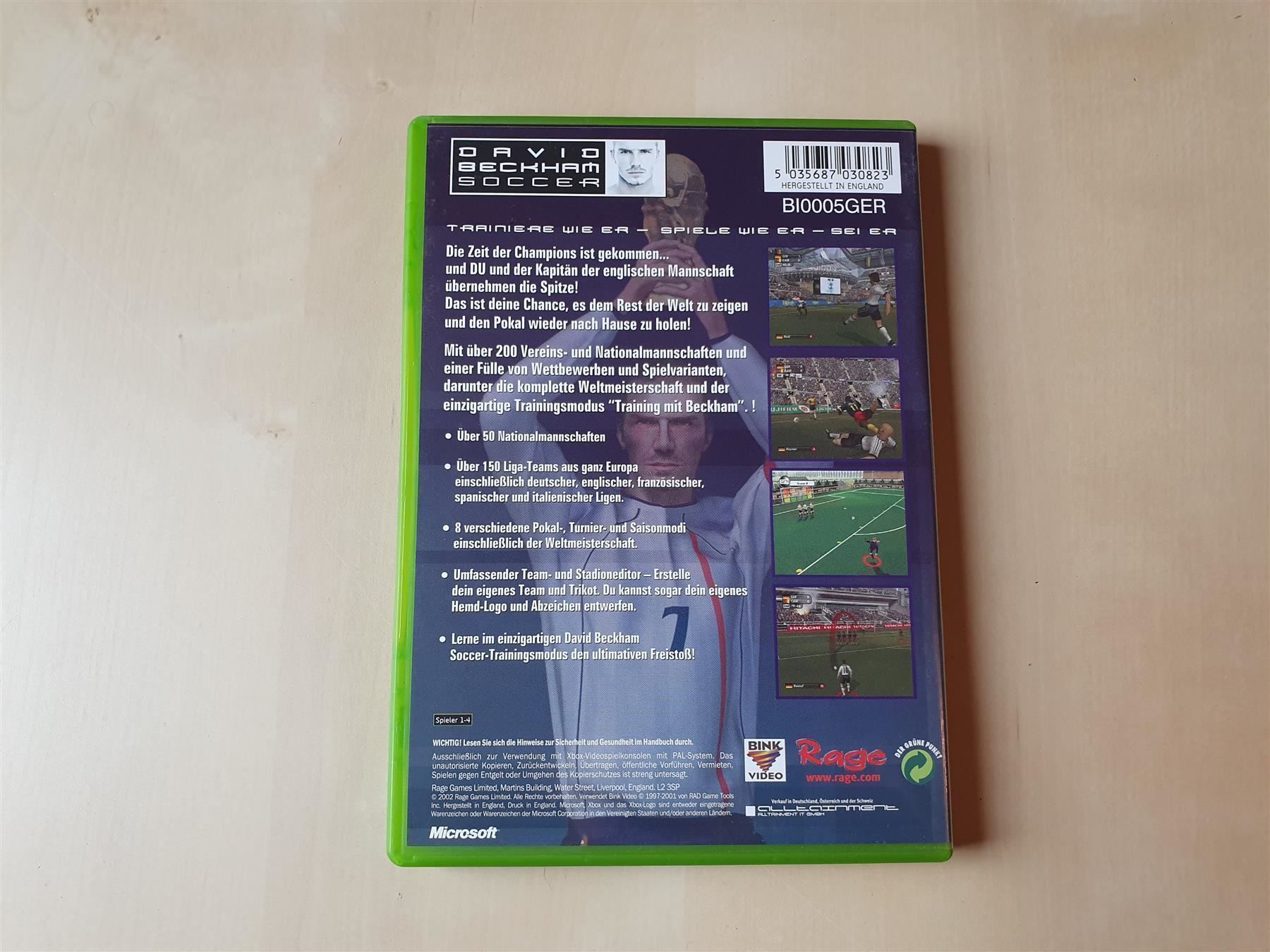 Microsoft Giochi: David Beckham Soccer – Usato da Stansstad venduto da collectorsshop 1