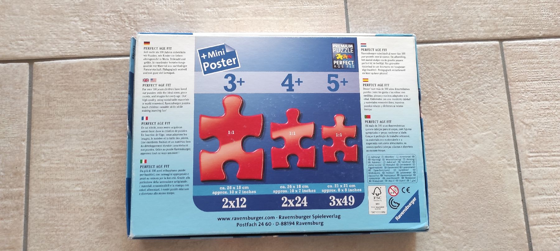 Ravensburger Puzzle: Ravensburger Puzzle Die Eiskönigin 3x49 Teile Alter 5+ – Usato da Zollbrück venduto da Turner5 1