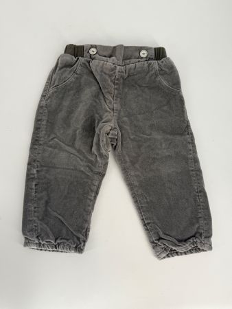 Gefütterte Samthose/ Hose Gr. 74 von lupilu