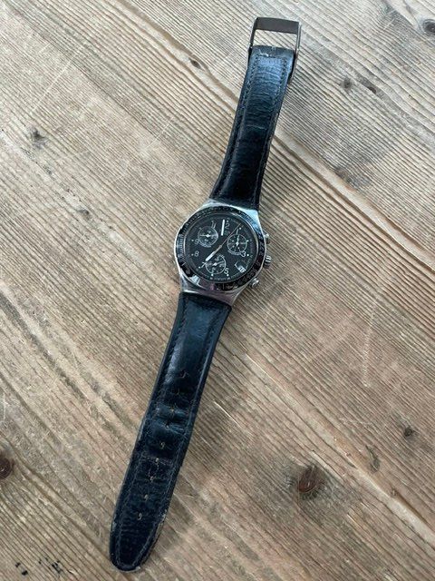 Swatch Orologi: Swatch Irony Chronograph Dark Phoenix – Usato da Neuhausen am Rheinfall venduto da galleria13