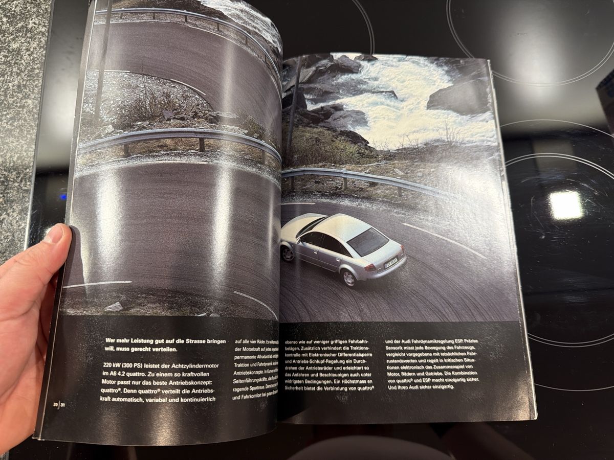 Audi Documenti: Audi A6 4.2 Quattro - Prospekt / Broschüre – Usato da Wolfwil venduto da Rolex1 3