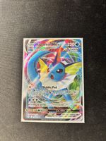 Pokemon Karte Vaporeon VMAX Rapid Strike guter Zustand