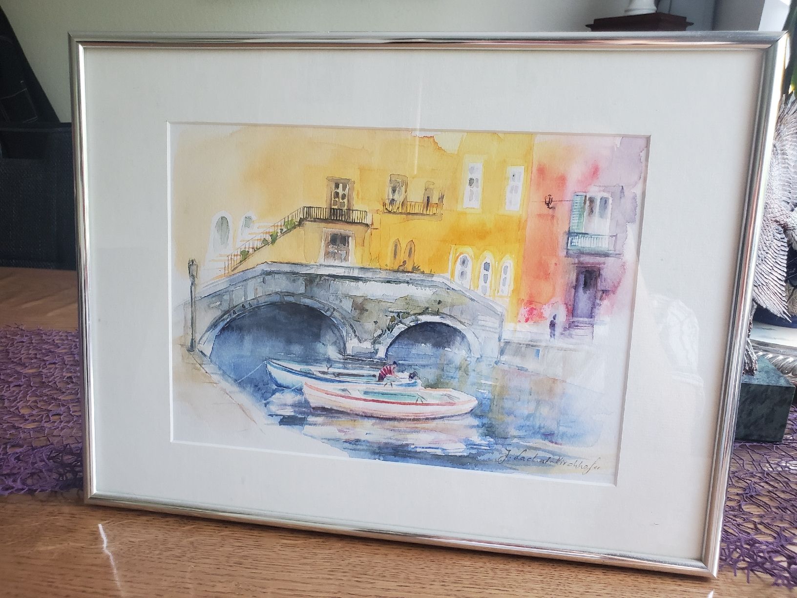 Foto & Immagini: Aquarell Bild, gerahmt – Usato da Frauenfeld venduto da BeneFull