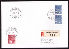 1970_485_Rollenmarken_FDC 1.2.84 für Nr. GLEICHSTÄNDIG !