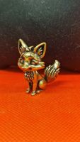 Messing Fuchs Figur, Vintage Deko, Sammlerstück Herbst 🍂